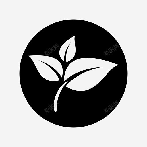 草本生态绿色图标 免费下载 页面网页 平面电商 创意素材