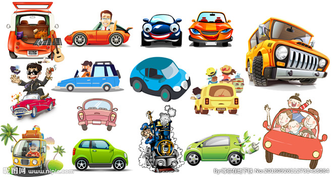 卡通汽车