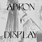 中世纪刀片剑锋酸性艺术锋利衬线英文字体 Sacha Giorgetti - Arpon Display