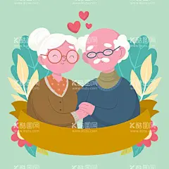 老年人   - 源文件下载【酷图网】老年人,爷爷奶奶,外公外婆,卡通人物,敬老,上年纪,祖父母,外祖父母,老年生活