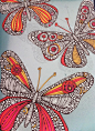 Zentangle Butterflies...kecia?: 