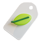 Green Price Tag 3D Illustration