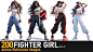Fighter Girl Pose VOL.12|4K Reference Images