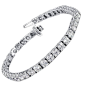 10.00 Carat Diamond Gold Tennis Bracelet For Sale at 1stDibs