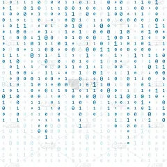 背景数字在屏幕上。二进制码零一矩阵白背景。旗帜,模式,壁纸。抽象矩阵的背景。二进制计算机代码。编码。