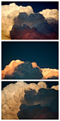 Clouds.