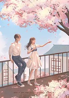 插画·心里的花_张骰子__插画师作品_涂鸦王国gracg.com