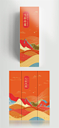中国风插画包装设计-源文件分享-ywjfx.cn