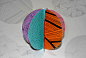 Texture Ball : Craft for Christmas tree.