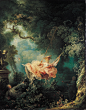 秋千
The Swing
052
让•奥诺雷•弗拉戈纳尔
布面油画
1767年
81cmx64cm
英国，伦敦，华莱士收藏馆