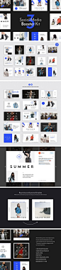 https://social-media-strategy-template.blogspot.com/ #SocialMedia The third volume of the Social Media Booster Kit is here, and its bringing an elegance  class to the marketplace. The winning combination of the deep blue color, rich typography, and origin