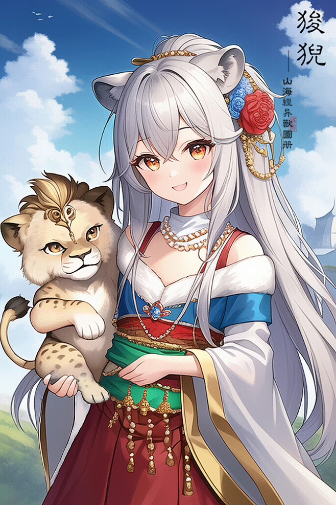 狻猊-花瓣网