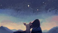 #插画艺术作品#

温柔治愈系小画丨画师：Nynne
twi：beanynne ​​​ ​​​​