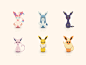 Pokemon Eevee Family