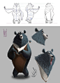 grizzle bear : Character Design