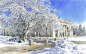 带着画笔去旅行，清新的欧洲小城镇。的作者：Michal Suffczynski<br/>#景#