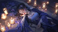 【AIGC】夜色撩人 独享清欢，古风头像壁纸