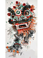 中华醒狮丨迎风展姿