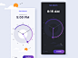 闹钟app ui .sketch下载 - 爱果果
