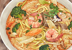 c花柒采集到食物