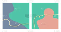 矢量,线条,背景,现代,脆弱,粉色,细的,绘画插图,形状,乱画