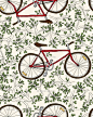 I would very much like a whole room wallpapered in bike wallpaper. And I don't even like wallpaper.: 
