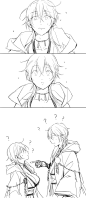 #鹤丸国永# 太太的鹤丸X鹤子！！啊~~~~好胸好胸啊！！！twi: anz_mikiya