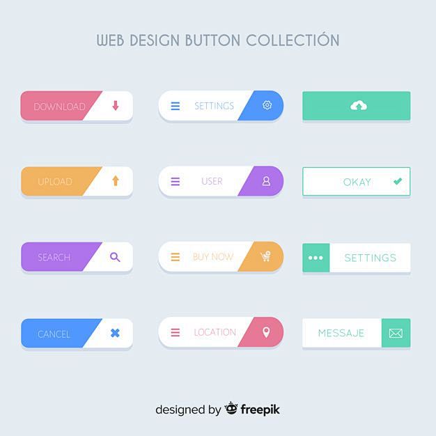 Web design button co...