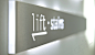 STRIPE - Range of metal or Plexiglass signs with cut out lettering. Led technology