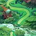 Level maps for Crozzles : Backgrounds for the level maps for the game called Crozzles