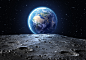 General 1920x1344 space Earth Moon Milky Way