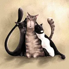 猫之插画图集丨绘画动画素描水彩手绘临摹案例