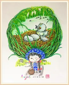 -插画家园-插画家园画呗-插画家园水、陆、空，湿地的摇篮。-插画家园