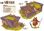 The SÄTTLER , Fabian Pfundner : The Sättler is a Project that grew out of the Idea: what if you had a Strategy game/ colony building game but with sheep.