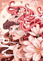 《生肖花语人物篇》插画合集|健美糖