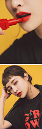 3CE RED RECIPE LIP COLOR #211 : 오늘 내 입술은 촉촉 맑음  맑은 퓨어 레드 #돌리