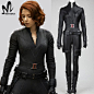 Special Use: Costumes Gender: Women Source Type: Movie & TV Model Number: TTS-633 Material: Cotton Components: Jumpsuits & Rompers Brand Name: FairytaleLand Components: shoe covers, gloves, belt. wristband Characters: Natasha Romanoff/Black Widow 