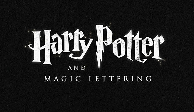 哈利波特魔法主题字体设计欣赏 ​​​​