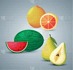 西瓜,梨,水果,橙子,农业,有机食品,自然,精神振作,清新,生食