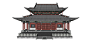 中式寺庙古代建筑阁楼大雄宝殿宝塔钟楼SU模型sketchup景观素材库-淘宝网