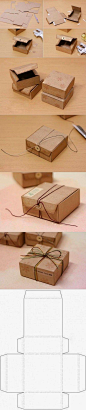 DIY : Gift Box from Cardboard: 
