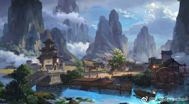 倩女幽魂  场景原画  图/Cchen
