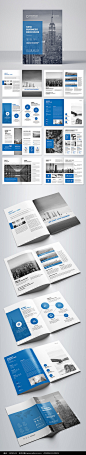 简约集团画册科技画册企业宣传册设计模板图片