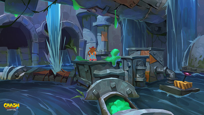 {游戏系列} 美国 Crash 4（场景...