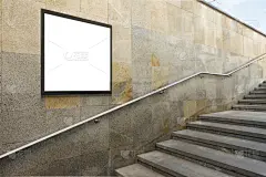 空的,布告栏,地下通道,留白,边框,水平画幅,无人,绘画插图,走廊
