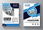 Business abstract vector template. Brochure design