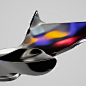 abstract color colorful houdini metal redshift 3D CGI lighting