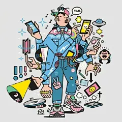 【现实主义插画一组 ​】这是很早前收藏的一套矢量插画图，现在分享给你们 ​​​​