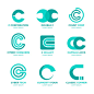 字母C，logo标志矢量图素材