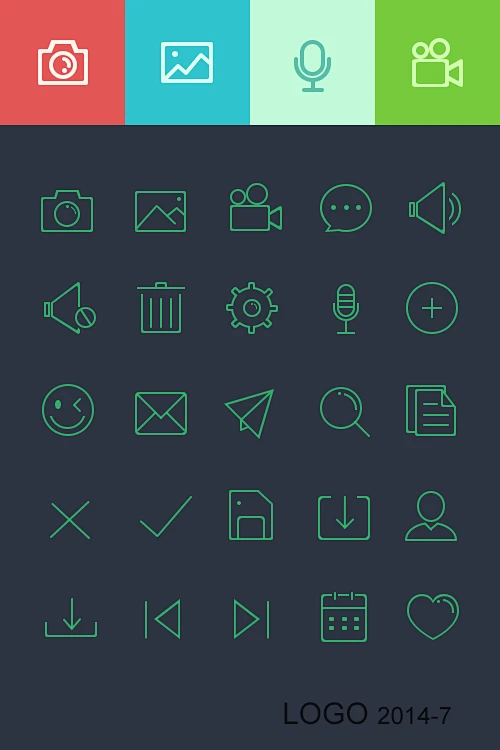 图标ICONS-花瓣网